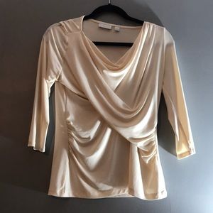 Cream colored blouse